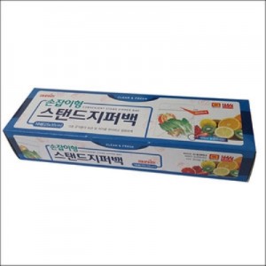 손잡이형 스탠드 지퍼백