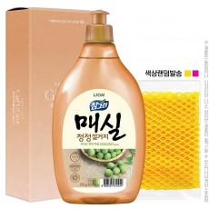 (친환경)참그린매실500용기 망사수세미(2종) (상품코드 : LL20087)