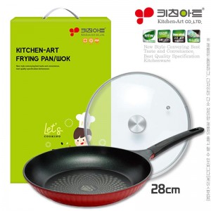 키친아트 다이아몬드후라이팬28 유리뚜껑(2종) (상품코드 : KFP0036)