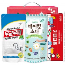 무균무때 탑셰프베이킹소다300리필 빨아쓰는키친타올(3종)