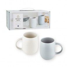 세라믹도자기머그2p세트