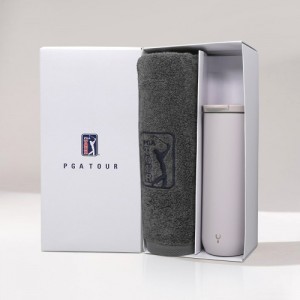 PGA 190g 코마사 호텔타올+ 스테이24 라운 텀블러(450ml) 세트