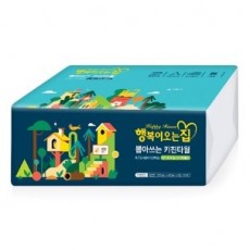 [행복이오는집] 천연펄프 팝업 키친타월 3겹 100매