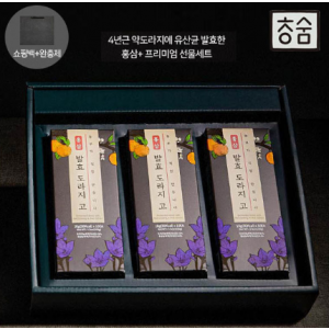[청숨] 홍삼 발효 도라지 고 3호세트