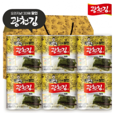 (3대째달인)광천김 재래캔김30g 6P(6종)