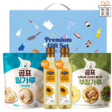 탑셰프페트해바라기유2P 곰표밀가루 부침가루(4종)