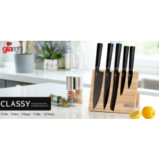 [지아레티]마그네틱 티타늄 칼블럭 세트