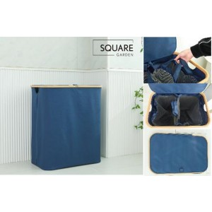 스퀘어가든 퓨어 네이비 빨래바구니