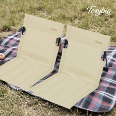 [토리빅] 페스티벌 그라운드 체어 2P 세트(아이보리)