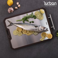 러반 다용도 스테인레스 양면도마-XL(31.5*45cm)